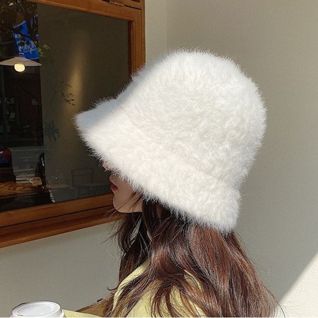 FROME-Plain Fluffy Bucket Hat