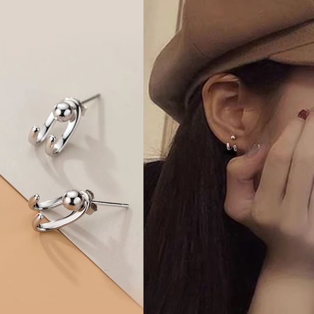 Dashiro-Sterling Silver Ear Stud