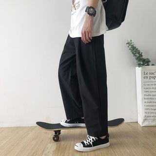 COLLUSION skater fit combat pants in black | ASOS
