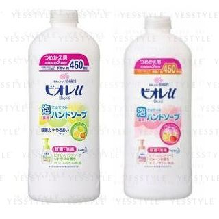 Kao - Biore U Whip Hand Soap Refill 450ml - 3 Types