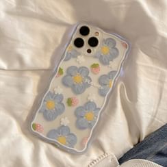 Flower Phone Case - iPhone 7 / 8 / SE / 7 Plus / 8 Plus / X / XS / XR / XS Max / 11 / 11 Pro / 11 Pro Max / 12 / 12 Pro / 12 mini / 12 Pro Max / 13 / 13 Pro / 13 mini / 13 Pro Max