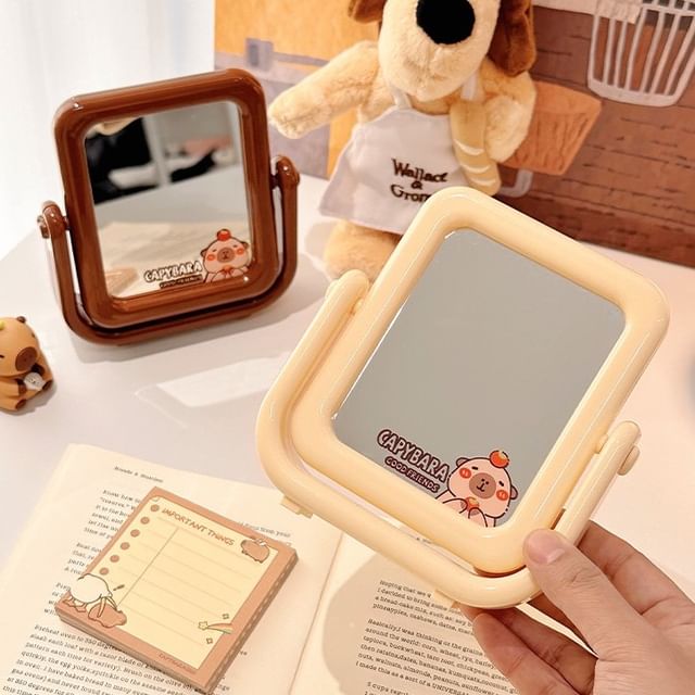 Baburu-Capybara Desktop Mirror