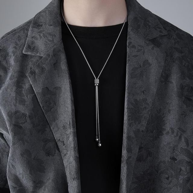 Lilafey-Bead Pendant Necklace