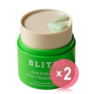 BLITHE - Anti-Polluaging Pore Cleansing Balm 2pcs Bundle Set