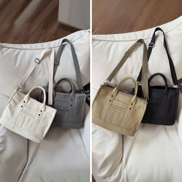 Basaran-Plain Canvas Tote Bag