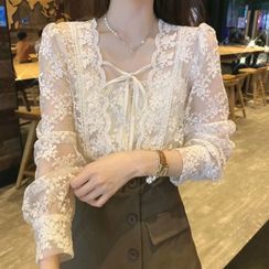 Heart of Hearts - Lace Blouse