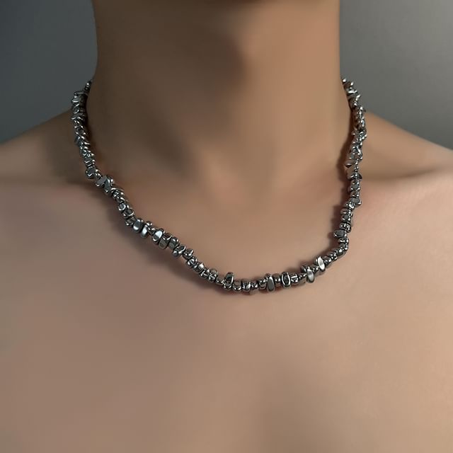 Lilafey-Beaded Alloy Necklace