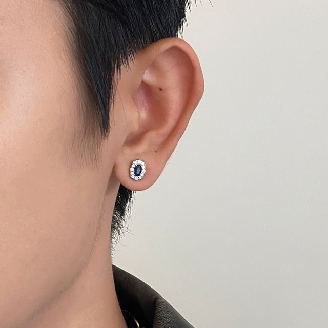 Lilafey-Rhinestone Alloy Stud Earring