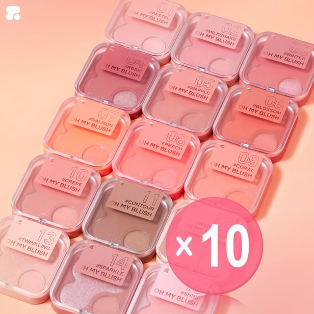 2P ORIGINAL-Oh My Blush 10pcs Bundle Set