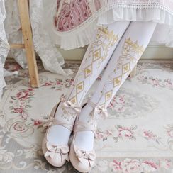 Sayaka - Foil Print Tights Sayaka - Foil Print Tights