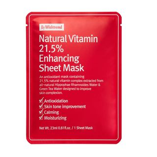 Download By Wishtrend Natural Vitamin 21 5 Enhancing Sheet Mask Yesstyle PSD Mockup Templates