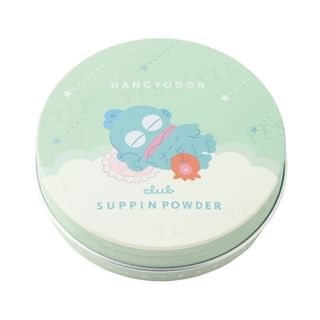 club cosmetics - Sanrio Hangyodon Suppin Powder C Compact White Floral Bouquet