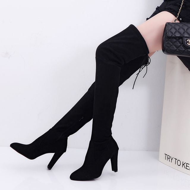 MANMANNI - High Heel Over the Knee Boots