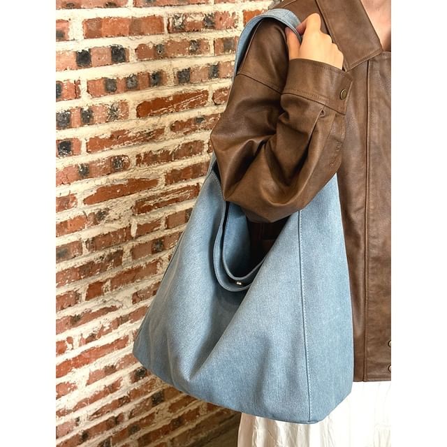 Bolso-Denim Canvas Tote Bag