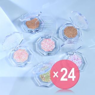 biya - Sunset Magic Diamond Eyeshadow - 7 Colors (x24) (Bulk Box)