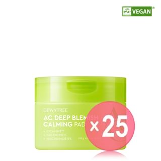 DEWYTREE - AC Deep Blemish Calming Pad (x25) (Bulk Box)