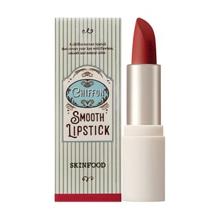 SKINFOOD - Chiffon Smooth Lipstick - 8 Colors