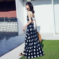 Yuxi - Open Back Maxi Sundress Yuxi - Open Back Maxi Sundress