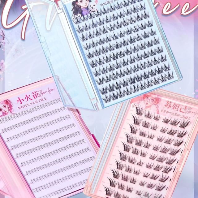 Glue-free Bottom False Eyelashes Clusters (Various Designs)
