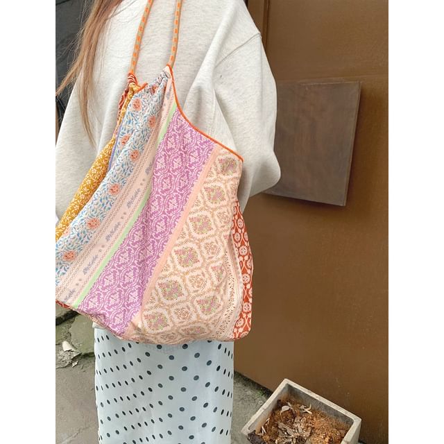 CIMAO-Patchwork Tote Bag