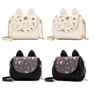 BeiBaoBao - Printed Cross Bag | YesStyle