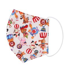 Miumi - Handmade Water-Repellent Fabric Mask Cover (Circus Print)(7-16 Years) Miumi - Handmade Water-Repellent Fabric Mask Cover (Circus Print)(7-16 Years)