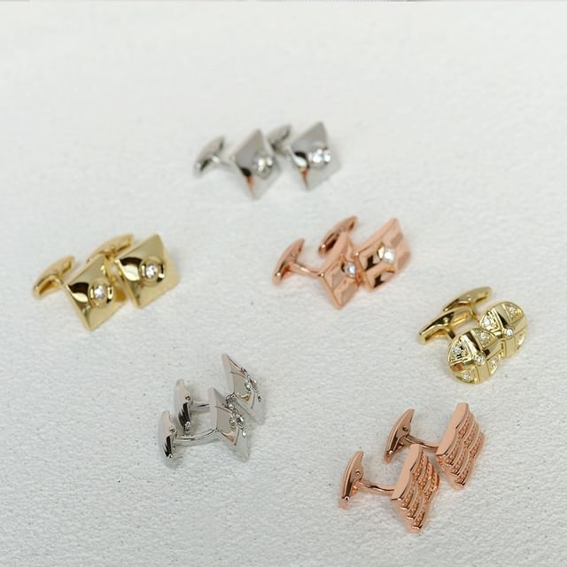 Prodigy-Embellished Alloy Cufflinks Various Designs