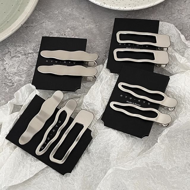 Evora-Wavy Alloy Hair Clip Various Designs