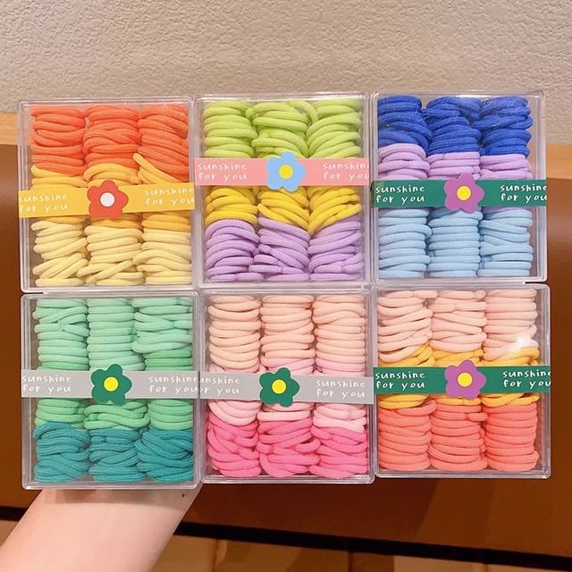 enthice-Plain Hair Tie Set