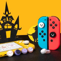 ZYUN - Halloween Ghost Silicone Nintendo Switch Joystick Grip Cap