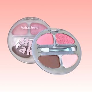 kakashow - Smart 4 Color Eyeshadow Palette - 05#Pure Wild Berry