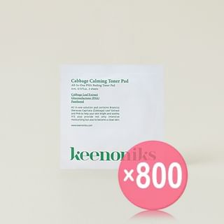 keenoniks - Cabbage Calming Toner Pad Pouch (x800) (Bulk Box)
