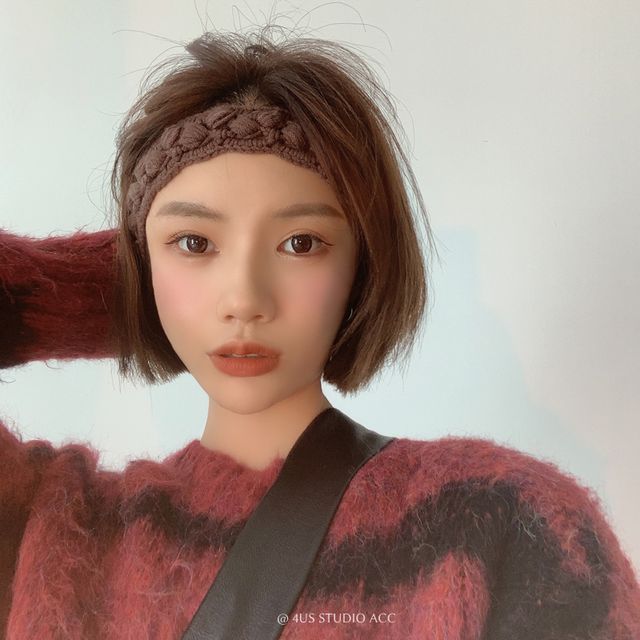 4-4 STUDIO-Crocheted Knit Headband