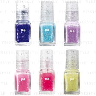 Dear Laura - Pa Nail Color Premier Glitter 6ml - 6 Types