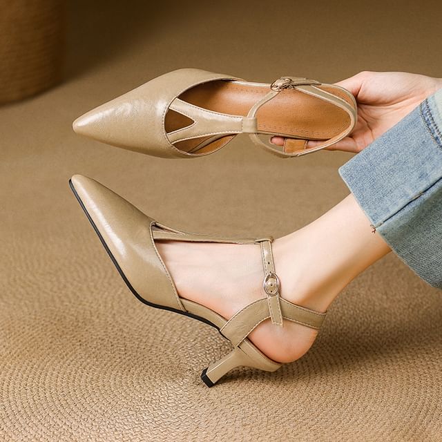 Cinnabelle-Pointy High Heel Sandals