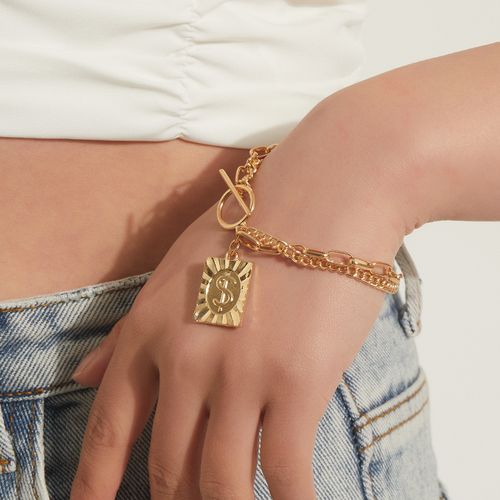 Dollar Sign Charm Bracelet