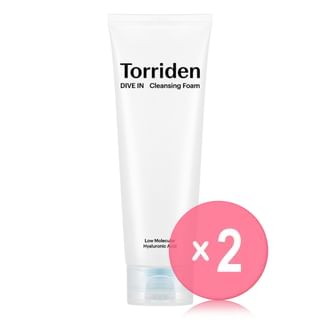 Torriden - DIVE-IN Low Molecular Hyaluronic Acid Cleansing Foam 2pcs Bundle Set