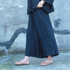 Fabric Sense - Plain Midi Skirt