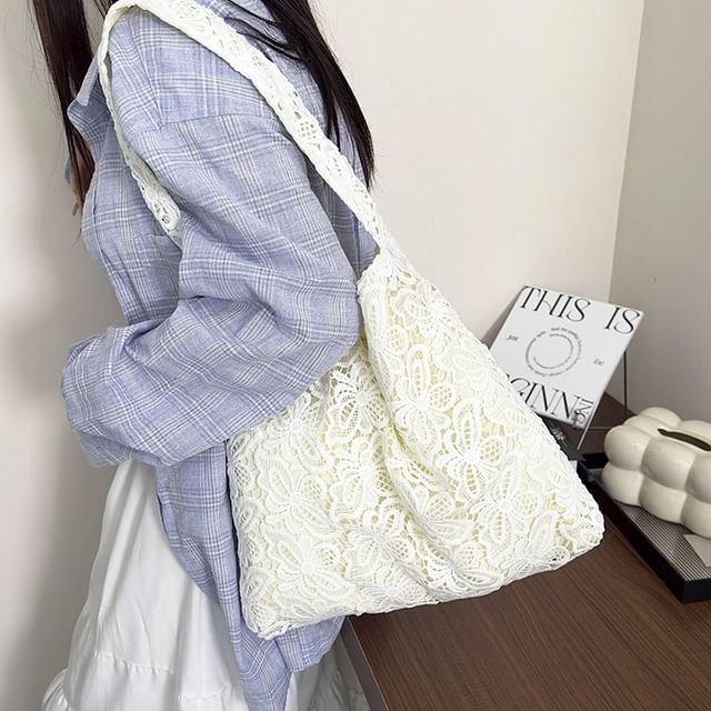 Skyglow-Lace Tote Bag