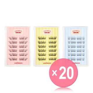 CORINGCO - Toktok-Hara No Glue Half Eyelash - 3 Types (x20) (Bulk Box)