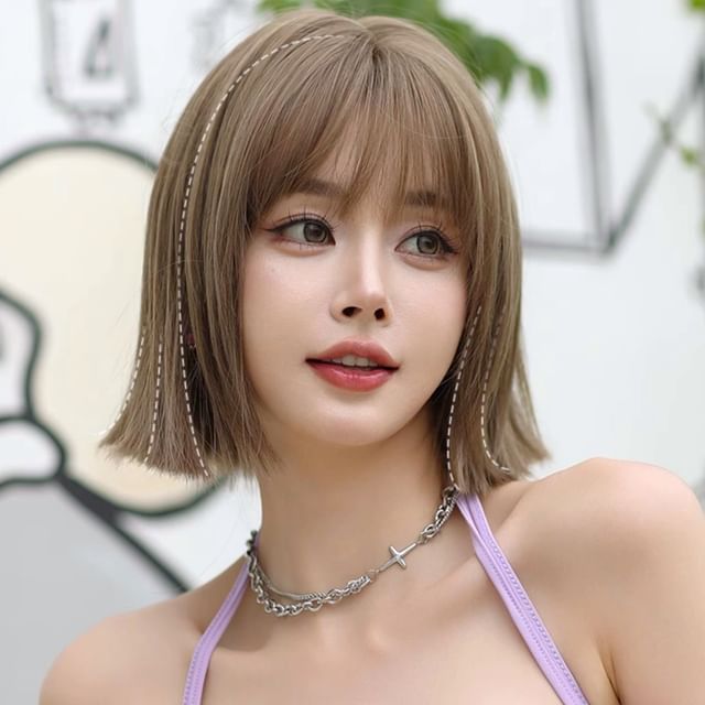 SEVENQ-Medium Full Wig - Straight