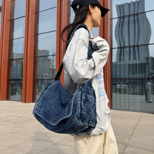 Melois-Denim Crossbody Bag