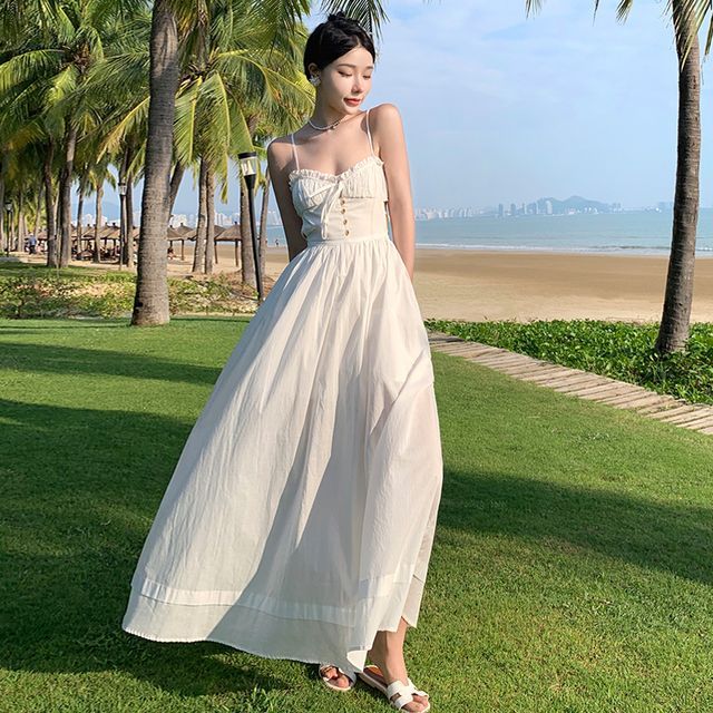 plain white beach dress Palm Beach Dress