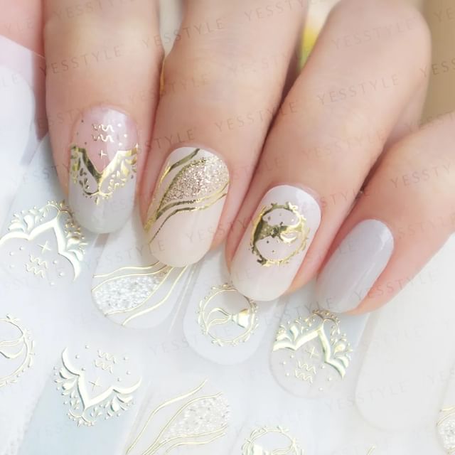 Lunacaca-Aquarius Constellation Nail Art Stickers