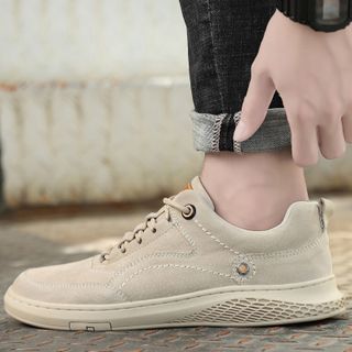 velvet platform sneakers