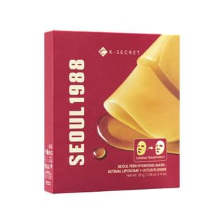 KSECRET - SEOUL 1988 Hydrogel Mask : Retinal Liposome + Lotus Flower Set