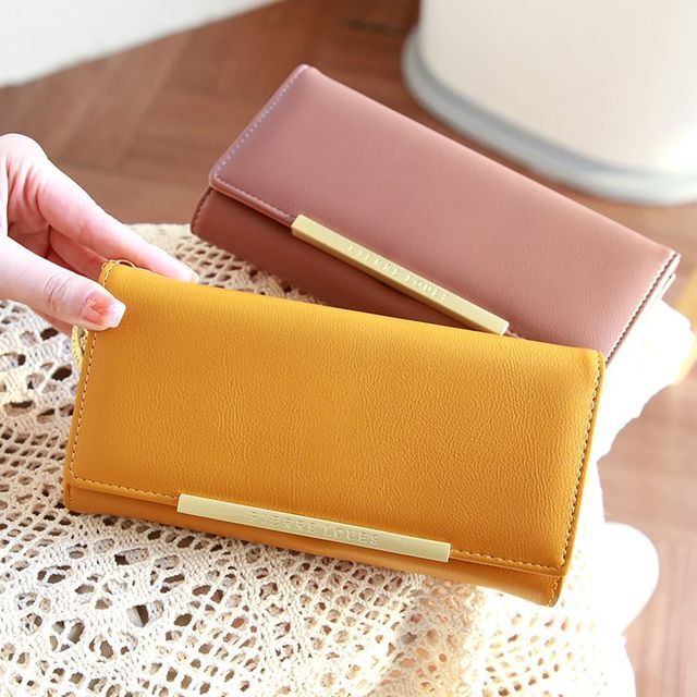 tablarosa-Faux Leather Long Wallet
