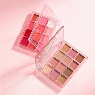 CAR MELA - Glossy Jelly Lip Palette - 2 Types