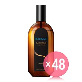 RAONNE - Black Argan Vegan Hair Oil Jumbo (x48) (Bulk Box)