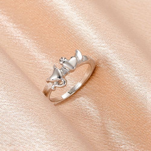Angel And Devil Wings Rings For Couples Him And Her Silver